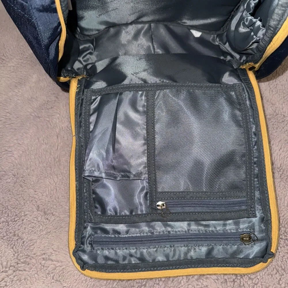 Himawari Contrast Waterproof Nylon Backpack Bag